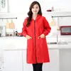 Delantal de Manga Larga de Longitud Extendida para Uso en Cocina Casera, Impermeable y a Prueba de Aceite, Ropa de Trabajo Delgada y Resistente a las Manchas para Adultos y Mujeres