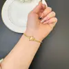 Tide nacional Vietnã pulseira de ouro retrô óleo pingado pulseira do deus da riqueza temperamento feminino Coringa não desbota a longo prazo primeira joalheria atacado