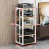 Estante amplificador multicapa doméstico espaciado ajustable soporte máquina de vesícula biliar móvil gabinete HIFI pie de altavoz audio estante
