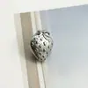 Botones metálicos de 15 mm en oro mate y plata mate con forma de fresa lindos para cárdigans y suéteres de niños y mujeres botones decorativos