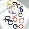 Presilhas de cabelo coloridas de desenho animado, grampos pequenos para franja, elásticos de cabelo, acessórios de cabelo fofos e versáteis para meninas
