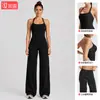 Conjunto de Colete Esportivo Cruzado com Gola Halter e Lindo Design nas Costas, Bojo no Peito, Colete Esportivo para Corrida e Yoga, Conjunto de Tops Esportivos Fitness para Mulheres