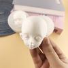 Molde de Silicone para Cabeça de Boneca BJD Molde de Rosto Cabeça de Rosto Humano Argila Macia Fondant Bolo Molde Artesanal Molde de Grau Alimentício
