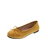 Sapatos rasos estilo ballet boca rasa femininos 2026 nova primavera verão combinam com saias Mary Janes sapatos de festa mocassins