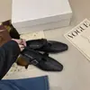 Zapatos Mary Jane Cuadrados Estilo Retro Francés para Mujer Nueva Moda Otoño Correa con Hebilla Tacón Grueso Zapatos de Calle Versátiles