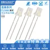 F5/5MM cabeza plana con LED monocromático lateral tipo niebla, perlas de luz indicadora en línea, patas largas patas cortas, tubo led luminoso de dos niveles