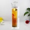 Vaso transparente luminoso desechable de 500 ml, vaso de PP esmerilado de 700 ml, vaso para té de leche de 1000 ml, vaso de celebridad de internet con logo