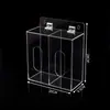 Caja de Exhibición Transparente de Acrílico Transfronteriza Caja de Almacenamiento sin Taladro para Montar en Pared Soporte de Exhibición de Pañuelos de Mascarilla de Acrílico