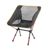 Silla plegable retráctil para exteriores, silla luna de pesca de ocio, se puede guardar, aleación de aluminio, portátil, camping