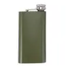 Botella de Agua Plana Portátil para Camping al Aire Libre de Metal Acero Inoxidable 304 Frasco Pequeño Cuadrado de 5 oz Utensilios Portátiles para Beber Fabricante