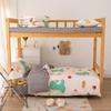 Conjunto de seis piezas al por mayor de fábrica para dormitorio de estudiantes universitarios, funda de edredón, colchón, conjunto de tres piezas de edredón de cuatro piezas