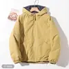 Chaqueta Corta de Algodón con Capucha para Mujer, Nuevo Estilo Coreano Otoño e Invierno, Corte Holgado, Top Adelgazante, Abrigo Acolchado Casual, Moderno