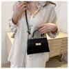 Bolso con Patrón de Cocodrilo Bolso de Mujer 2024 Primavera y Verano Nuevo de Alta Gama Estilo Occidental Joker Bolso Cuadrado Pequeño de Alto Valor Bolso Elegante para Mujer