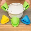 Clipe de Mão Isolante de Calor de Silicone Ferramenta de Cozimento, Resistente a Altas Temperaturas, Anti-Queimadura, Antiderrapante, para Cozimento, Forno, Micro-ondas, Exportação
