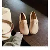 Zapatos de Piel de Oveja Versión Piel Genuina sin Cordones de Cobertura Total con Correa en el Talón, Zapatos Perezosos, Zapatos para Mujer Estilo Birkenstock con Punta Amplia