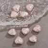 2026 Nuevos Accesorios para Collares DIY de Perlas de Imitación de Agua Salada de 12 mm con Forma de Corazón Irregular y Agujero Pasante, de Alta Gama, con Forma de Diosa