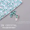 K9 Nuevos Brillantes Rhinestones para Uñas con Base Puntiaguda Color Azul Lago, Rhinestones Irregulares Color Azul Hielo, Pegatinas para Uñas Color Huevo de Paloma Caramelo de Hielo, Decoraciones de Rhinestones