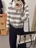 2026 Novo Casual Coreano Japonês Preguiçoso Solto Confortável Moda Primavera Malha Top Manga Longa Pulôver de Tricô Feminino