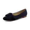 Zapatos Planos de Primavera 2026 con Hebilla Cuadrada para Mujer, Tallas Grandes 40-48, Zapatos de Terciopelo Transfronterizos de Comercio Exterior