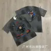 Duaa Transfronteiriça Hip-Hop Harajuku Curta Moda Streetwear Gótica Unissex Punk Casual Algodão Solta Camiseta