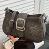 Bolso de Hombro Estrella de Cinco Puntas Bolso Casual de Alta Gama para Mujer 2025 Nuevo Costuras a Contraste Bolso Versátil de Axila Bolso Cuadrado Pequeño