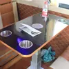 Acessórios modificados para RV suporte de copo modificado para RV de aço inoxidável cinzeiro copo de aço suporte de copo modificado para RV