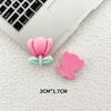 Accesorios de resina de flor de tulipán girasol brillantes material para carcasa de teléfono móvil, pasador de pelo, cuerda para la cabeza, pegatina de refrigerador, hebilla de zapato