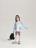 2024 Nova Roupa Infantil de Verão Roupa de Proteção Solar Costura de Cores Contrastantes Roupa Leve de Proteção Solar Roupa de Proteção Solar Infantil Meninas Upf500+
