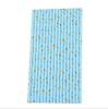 Nuevo Producto Sellado en Caliente Papel Plateado Pajilla Color Cinco Estrellas Pajilla de Papel Desechable Fiesta Postre Bebida de Jugo Tubo Decorativo