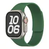 Adecuado para correas de Apple Watch para Apple Watch Series 1-12/Ultra 1-3/Se3, Correa de silicona magnética suave con patrón de lichi