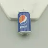 Simulação tridimensional latas de refrigerante em lata chaveiro pingente de bolsa acessórios de joias DIY