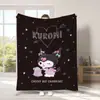 Manta Linda de Dibujos Animados Sanrio para Exportación Transfronteriza Tipo Manta de Franela Estampada Manta para Cuatro Estaciones y Descanso para el Almuerzo con Aire Acondicionado