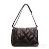 Bolso Estilo Chaqueta Acolchada para Mujer, Nuevo Bolso Cuadrado Pequeño Acolchado Coreano de Moda Otoño/Invierno 2026, Bolso de Hombro/Cruzado Versátil de Gran Capacidad