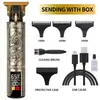 Cortapelos T9 Transfronterizo Cabezal de Aceite Tallado Eléctrico para Cabello Artefacto de Afeitado Casero para Adultos Cortapelos Eléctrico Lavable para Hombres