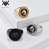 Joyería Transfronteriza Retro Europeo y Americano Cabeza de Caballo Anillo de Acero de Titanio Personalidad de Nicho para Hombres Sentido Avanzado del Diseño Usar Joyería