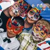 Novedad Gafas de Papel con Tema de Héroe Spiderman Decoración para Fiesta de Cumpleaños Infantil Máscara Accesorios para Fotos Suministros