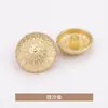 Botones de Metal para Abrigo Estilo Pequeño Aroma Hechos a Mano Botones para Ropa Cortavientos Chaqueta Suéter Tejido Botones de Metal