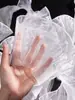 Encaje de Perlas con Cuentas Material Auxiliar Organza Plisado Cinta con Volantes Accesorios Malla Ramo de Flores Bolsa de Flores Decoración