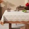 Toalha de Mesa Estilo Vintage, Lavável, Impermeável, à Prova de Óleo, Resistente ao Calor, Capa de Mesa de Jantar em PVC Retro Francês, Toque de Luxo Leve de Alta Qualidade