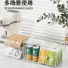 Caja de almacenamiento transparente con tapa apilable para cápsulas de café, té y aperitivos, para escritorio, para oficina