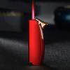 Pinguim Vermelho À Prova de Fogo Inflável Metal Isqueiro Manual Ajuste de Gás Logo de Presente Marcação a Laser Metal Isqueiro