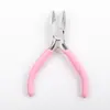Alicates de Punta Curva Rosados Caja de Herramientas Herramientas de Ferretería para Uso Doméstico Suministro de Fábrica Venta al por Mayor