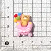 Brilhante Desenho Animado Lua Arco-Íris Cavalgada Pequeno Animal DIY Resina Acessórios Elástico de Cabelo Grampo de Cabelo Capa de Celular Decoração Adesivo