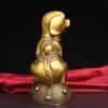 Ornamento de Cachorro em Latão Saco de Cobre Cachorro do Zodíaco Decoração para Casa e Escritório Presente Criativo Artesanato Atacado