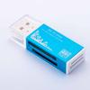 Liga de Alumínio Shiyou Sy-638 Leitor de Cartão Multifuncional Quatro em Um Leitor de Cartão Tf/Sd/Ms/M2 Usb2.0