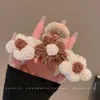 Grampo de cabelo de pelúcia para outono e inverno 2026 novo grampo de cabelo grande para mulheres, pinça tubarão elegante para penteados com um toque de luxo