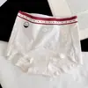 Cueca Boxer Jacquard de Algodão Classe A Sem Costura para Meninas, 10A Antibacteriana, Gancho Estendido, Boxer Respirável Feminino