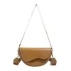 Bolso de Silla Estilo Nuevo para Mujer, Bolso Cruzado de Hombro Pu Moda Coreana, Diseño de Nicho, Bolso Pequeño Semicircular de Gama Alta al por Mayor