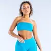 Amazon AliExpress Alta Elasticidad Superfino Mate Nylon Espalda Bonita Dos Tirantes Sujetador Deportivo Banda Deportiva