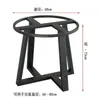 Nova Tampo de Mesa de Vidro Base de Rocha Pernas Redondas para Mesa Suporte Estrutura de Mármore e Ferro Forjado Pernas de Mesa Elevadas Mesa de Centro Redonda Pequena Mesa de Jantar